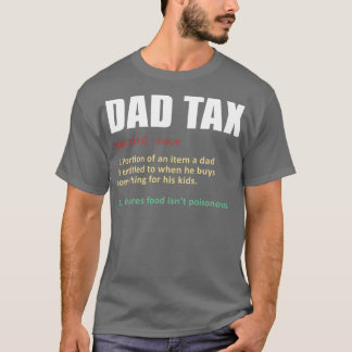 Camiseta Definição Funny de Imposto de pai