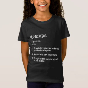Camiseta Definição Gramps - Presente Engraçado de Dia de os