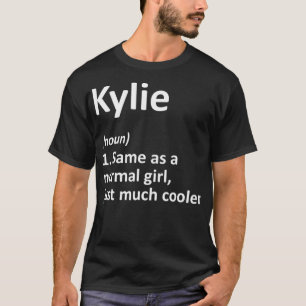 Camiseta Definição KYLIE Nome Personalizado Funny Aniversár