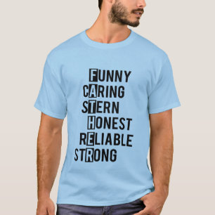 Camiseta Definição legal Pai arte de palavra