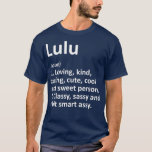 Camiseta Definição LULU Nome Personalizado Funny Birthday<br><div class="desc">Definição LULU Nome personalizado Funny Birthday . Veja nossa seleção de camisa de aniversário para o melhor em peças únicas ou personalizadas feitas à mão de nossos compras.</div>