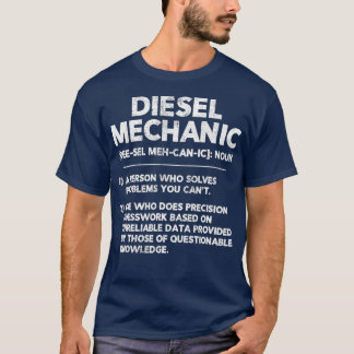 Camiseta Definição Mecânica Diesel Funny