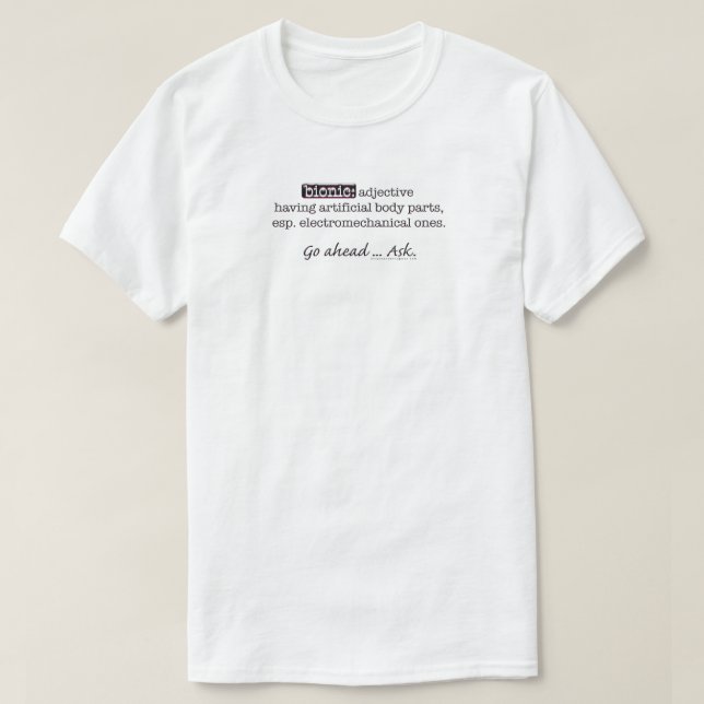 Camiseta Definição Mens Bionic (Frente do Design)