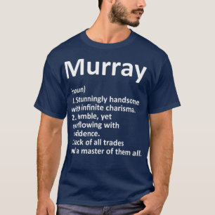 Camiseta Definição MURRAY Nome personalizado Dom. engraç