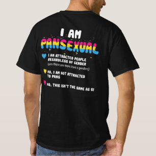 Camiseta Definição Pansexual - Orgulho gay engraçado LGB