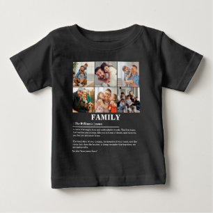 Camiseta Definição Personalizada da Família de Colagem de F