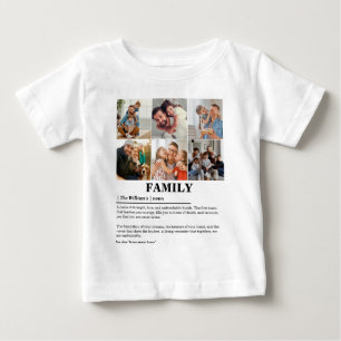 Camiseta Definição Personalizada da Família de Colagem de F