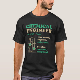 Camiseta Definição Química de Engenharia para Engenheiro Qu