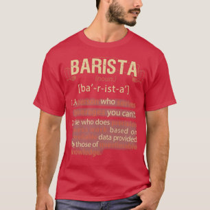 Camiseta Definição Real Americana Barista