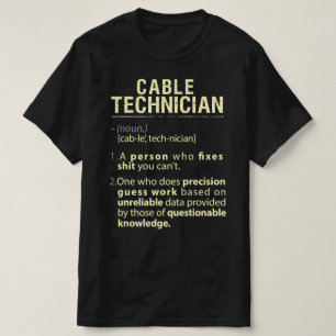 Camiseta Definição Real Americana do Técnico de Cabo