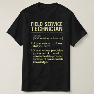 Camiseta Definição Real Americana do Técnico de Serviços de