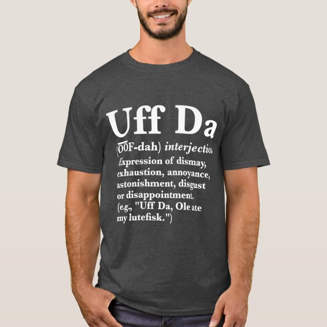 Camiseta Definição Uff Da (Frente)