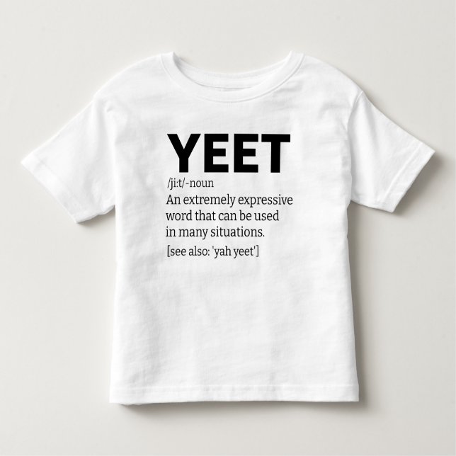 Camiseta Definição Yeet (Frente)