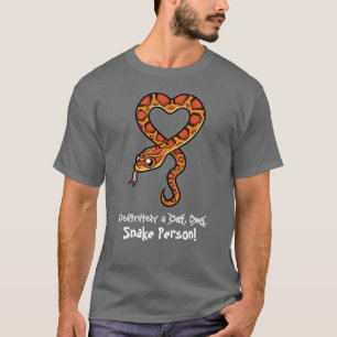 Camiseta Definida uma pessoa do cobra