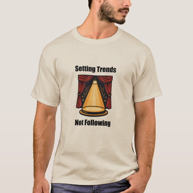 Camiseta Definindo Tendências Não Seguindo Estilo do Inovad (Frente)