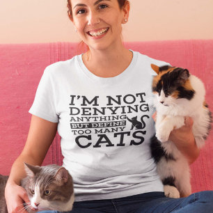 Camiseta Definir Muitos Gatos