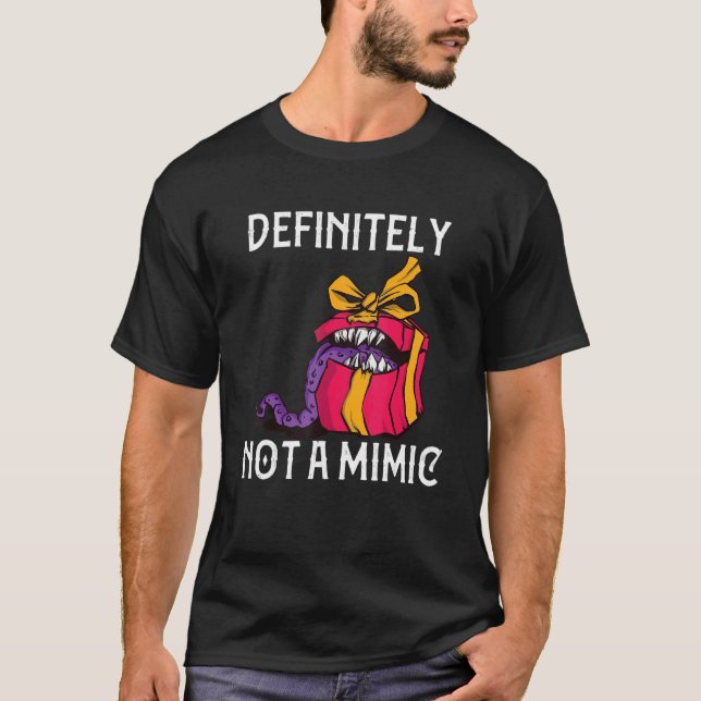 Camiseta Definitivamente Não É Um Gamam De Jogador De Table (Frente)