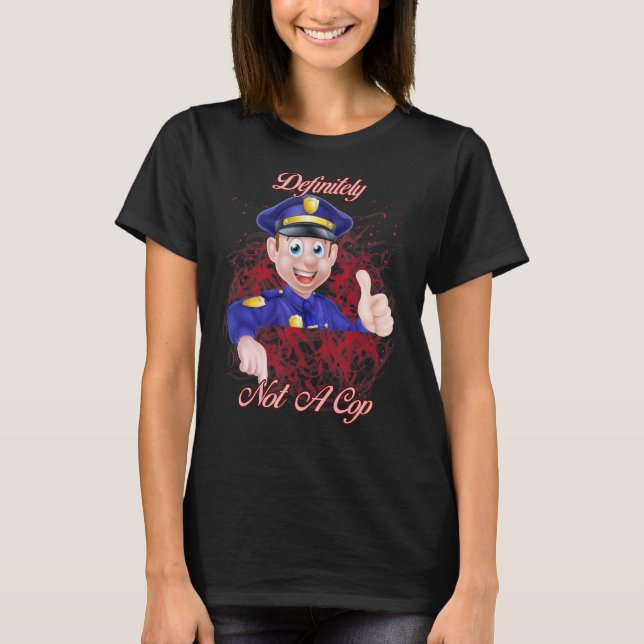 Camiseta Definitivamente Não É Um Texto De Policial (Frente)