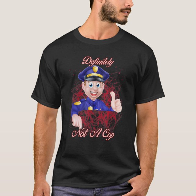 Camiseta Definitivamente Não É Um Texto De Policial (Frente)