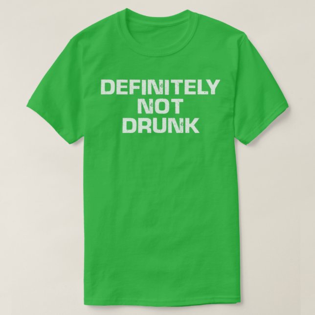 Camiseta Definitivamente Não Embriagado 5 (Frente do Design)