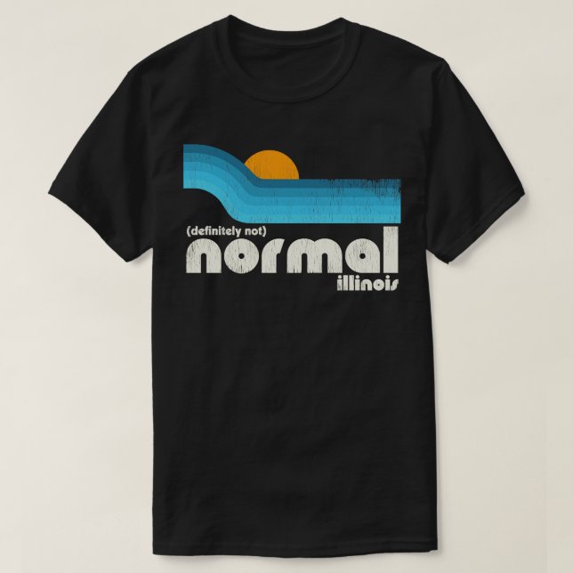 Camiseta Definitivamente Não Normal Illinois (Frente do Design)
