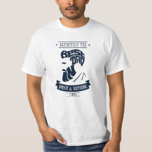 Camiseta Definitivamente o melhor Pai no futuro passado