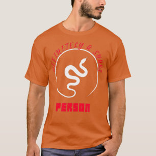 Camiseta Definitivamente um cobra-Cobra de Cobra branco-
