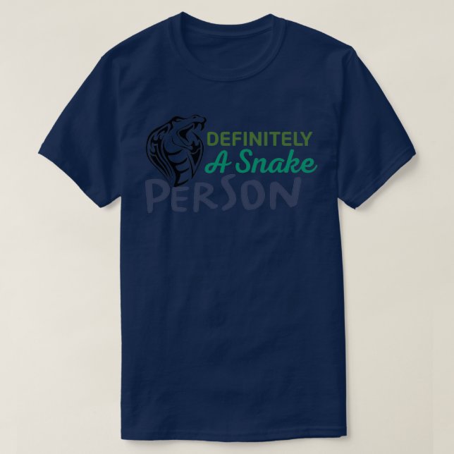 Camiseta Definitivamente Uma Pessoa Cobra 14 (Frente do Design)