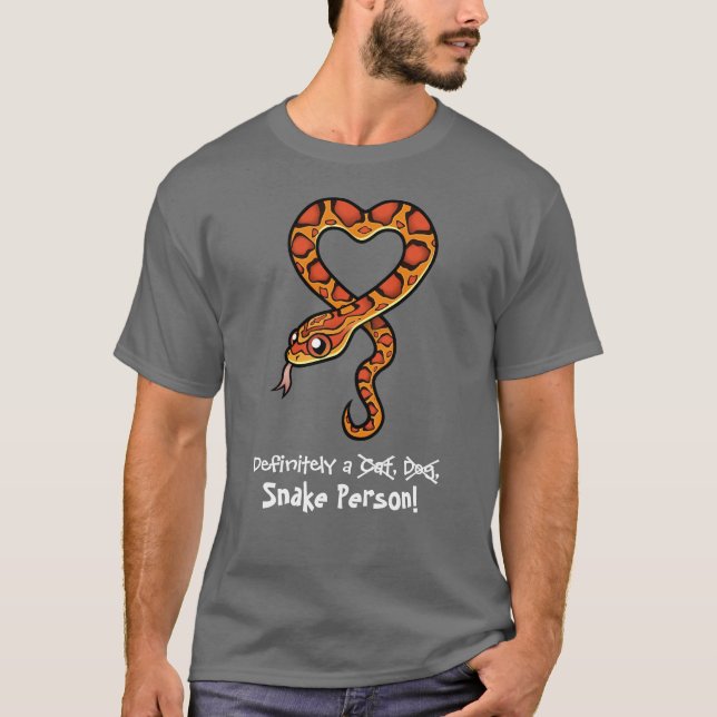 Camiseta Definitivamente uma Pessoa de Cobra (Frente)