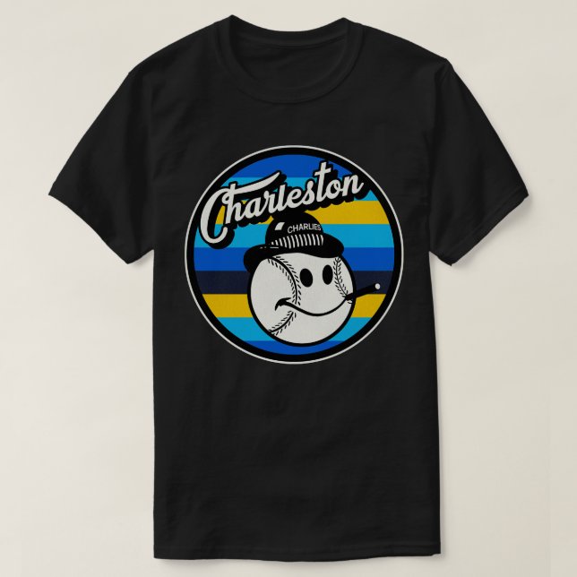 Camiseta Defunct Charleston Charlies Baseball Team (Frente do Design)