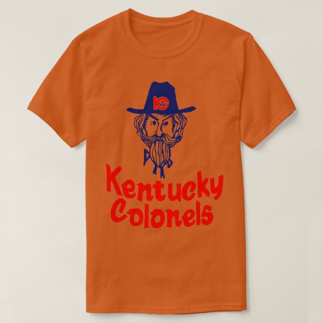 Camiseta Defunct Kentucky Colonels ABA Basquete (Frente do Design)