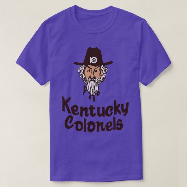 Camiseta Defunct Kentucky Colonels Vintage ABA Basball T (Frente do Design)