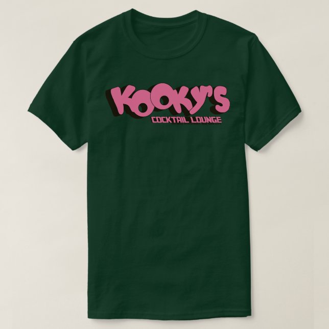 Camiseta Defunct Kookys 60s 70s Lésbica NYC (Frente do Design)
