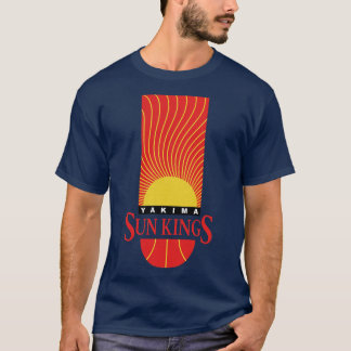 Camiseta Defunct Yakima Sun Kings CBA Basquete 1990