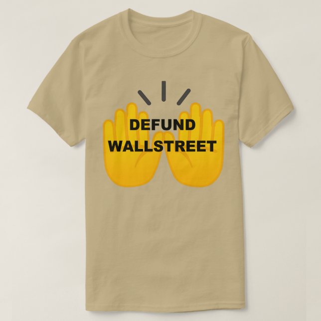 Camiseta Defund Wallstreet (Frente do Design)