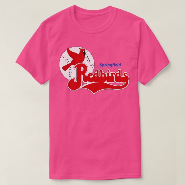 Camiseta Defuntos Springfield Redbirds Beisebol 1987 (Frente do Design)