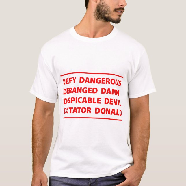 Camiseta Defy Dictator Donald (Frente)