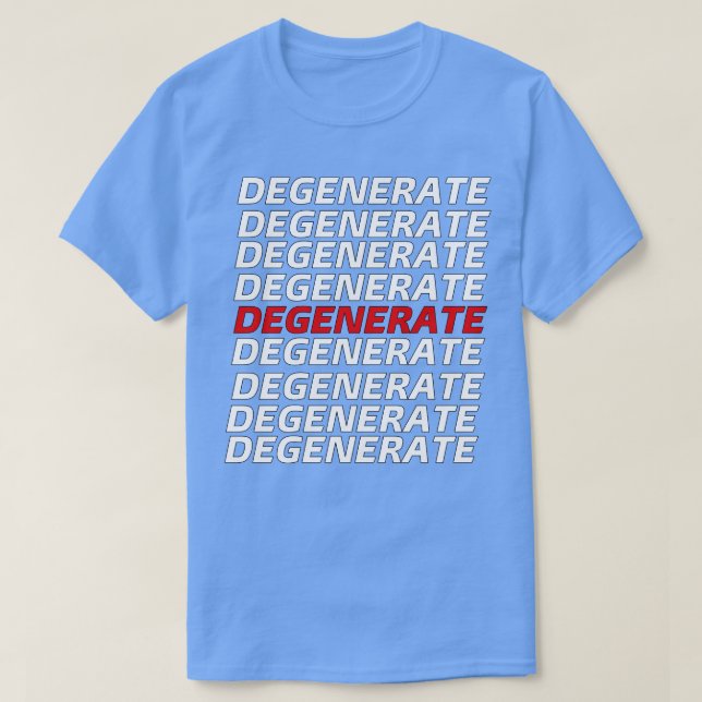 CAMISETA DEGENERAR (Frente do Design)