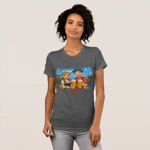 Camiseta Degustação de cerveja durante o Oktoberfest em Mun