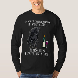 Camiseta Degustação de Vinho e Passeio a Cavalo Frísio