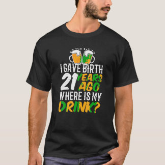 Camiseta Dei À Luz Há 21 Anos Celebrar aniversário de 21 an