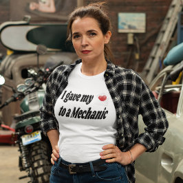 Camiseta Dei meu coração a um mecânico