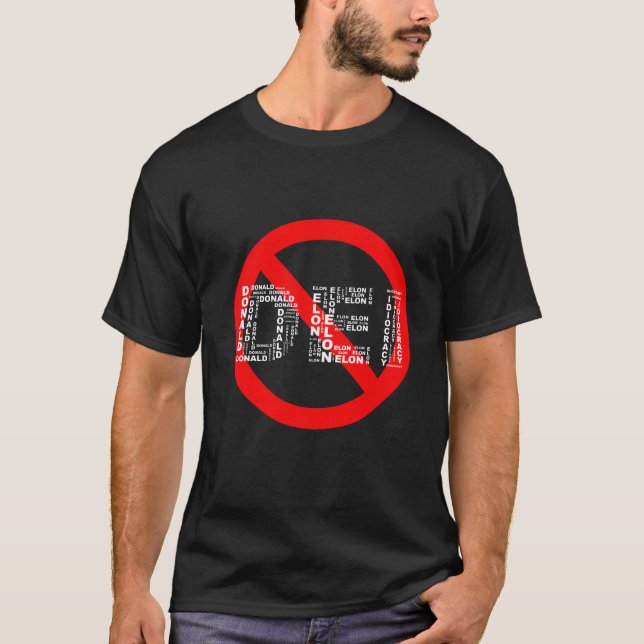 Camiseta DEI (No Donald, Elon, Idiocracy) (Frente)