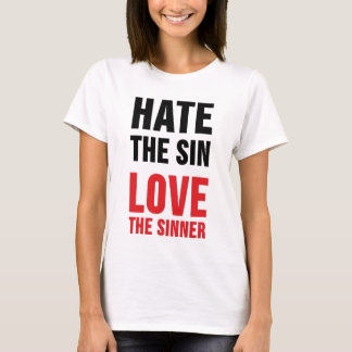 Camiseta Deie o amor do pecado o pecador