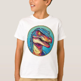 Camiseta Deinonychus - Camisa-T do Dinossauro Clássico