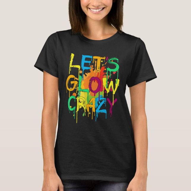 Camiseta Deixa a Festa de aniversário retrorreflectora malu (Frente)