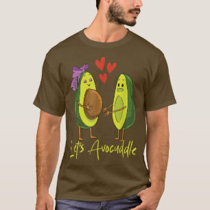 Camiseta Deixa Avocuddle Avocado Casal Vegan Comida