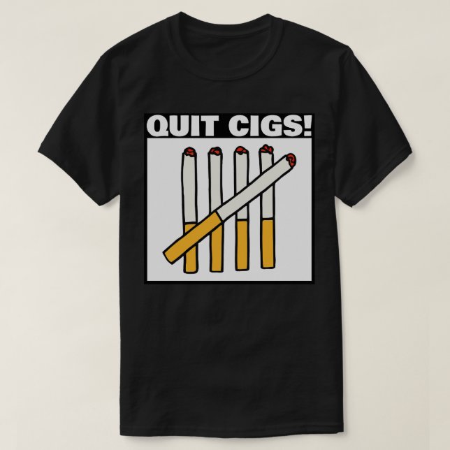 Camiseta deixa de fumar (Frente do Design)