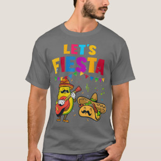 Camiseta Deixa Fiesta Engraçada Avocado Taco Cinco De Mayo 