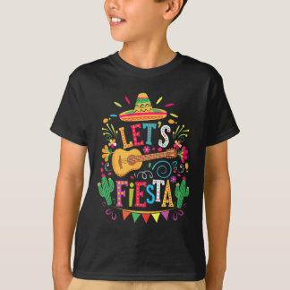 Camiseta Deixa Fiesta Família Mexicana Fiesta Squad Cinco D